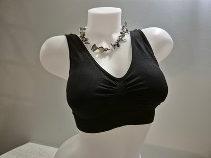 Brassière MINA (GRANDE TAILLE )2252 Noir (LL)