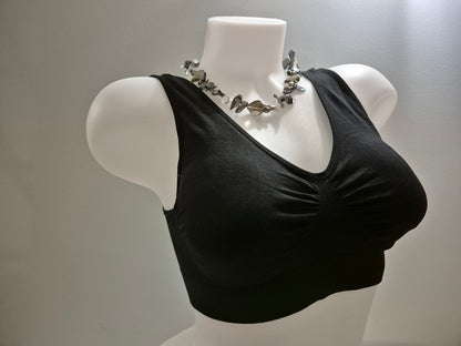 Brassière MINA (GRANDE TAILLE )2252 Noir (LL)