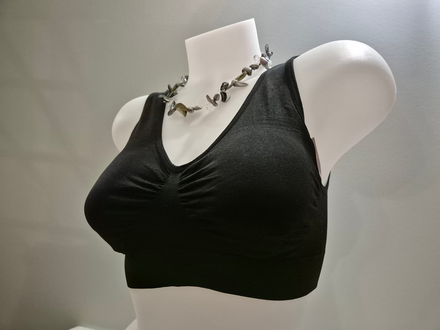 Brassière MINA (GRANDE TAILLE )2252 Noir (LL)