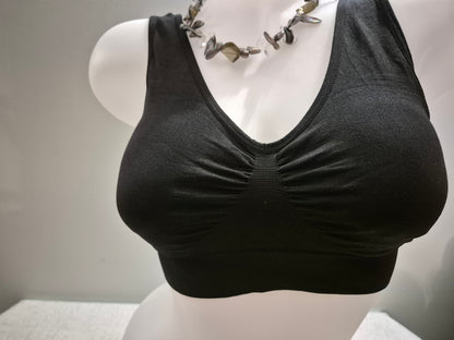 Brassière MINA (GRANDE TAILLE )2252 Noir (LL)