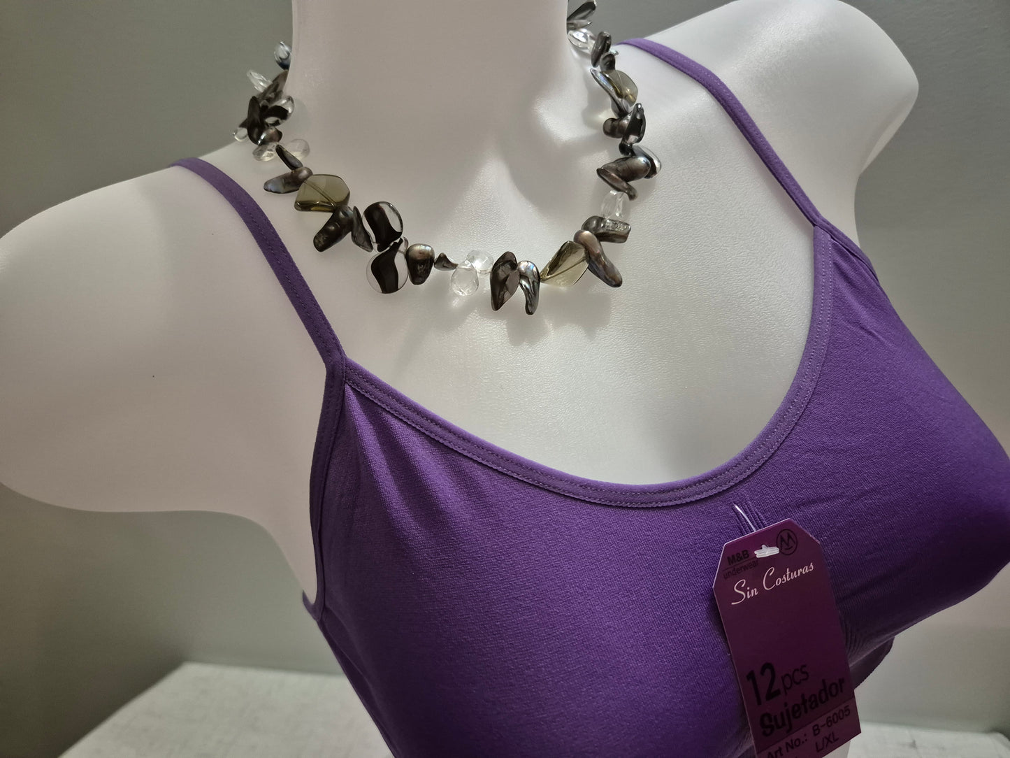 Brassière fines bretelles ALIX B6005 Violet (LZ)