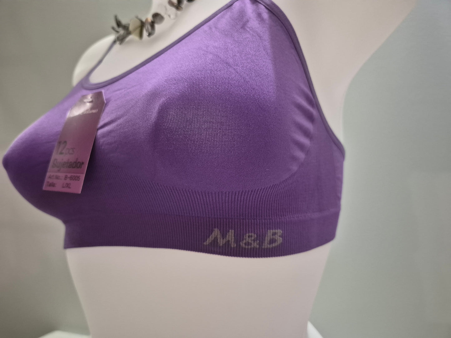 Brassière fines bretelles ALIX B6005 Violet (LZ)