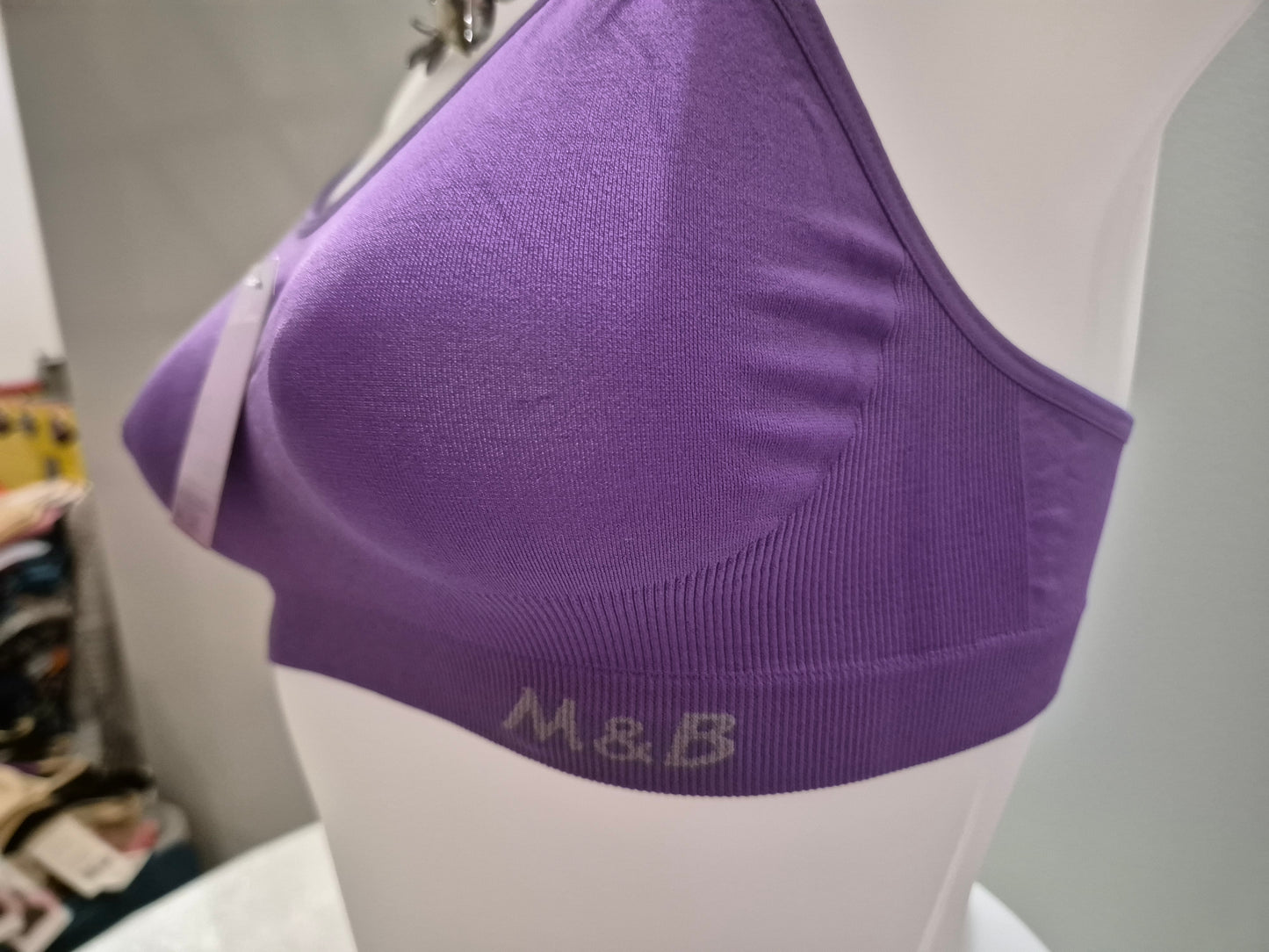 Brassière fines bretelles ALIX B6005 Violet (LZ)