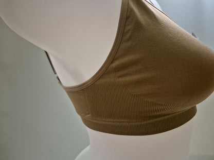 Brassière fines bretelles ALIX B6005 Cappuccino (LZ)