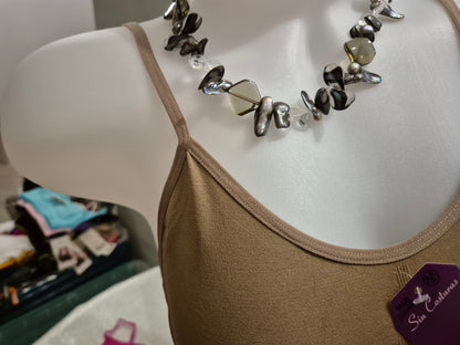 Brassière fines bretelles ALIX B6005 Cappuccino (LZ)