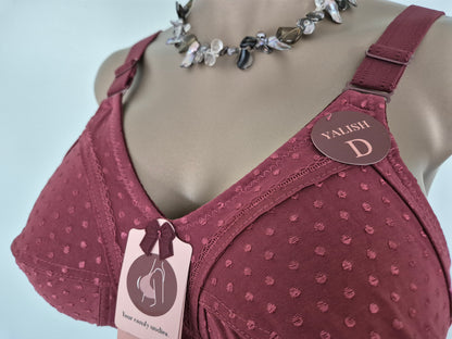 Soutien-gorge LAURA 7040 Aubergine (LZ)