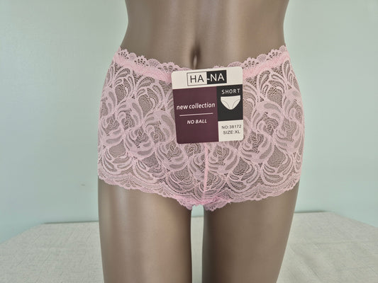 Boxer en Dentelle EMMA 38172 Rose pale (LL)
