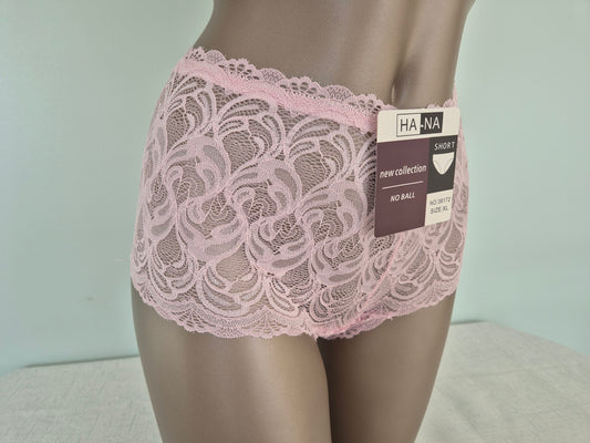 Boxer en Dentelle EMMA 38172 Rose pale (LL)