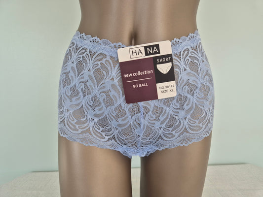 Boxer en Dentelle EMMA 38172 Bleu (LL)