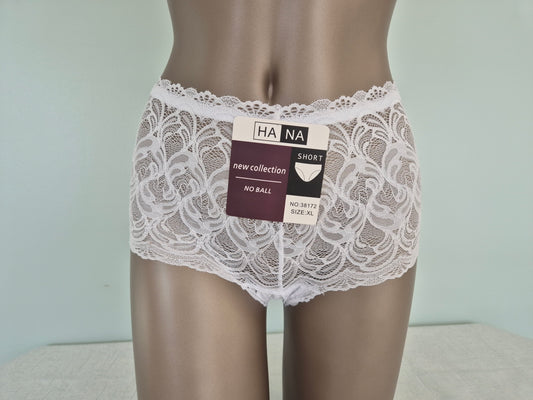 Boxer en Dentelle EMMA 38172 Blanc (LL)