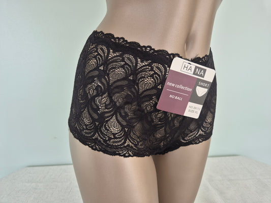 Boxer en Dentelle EMMA 38172 Noir (LL)
