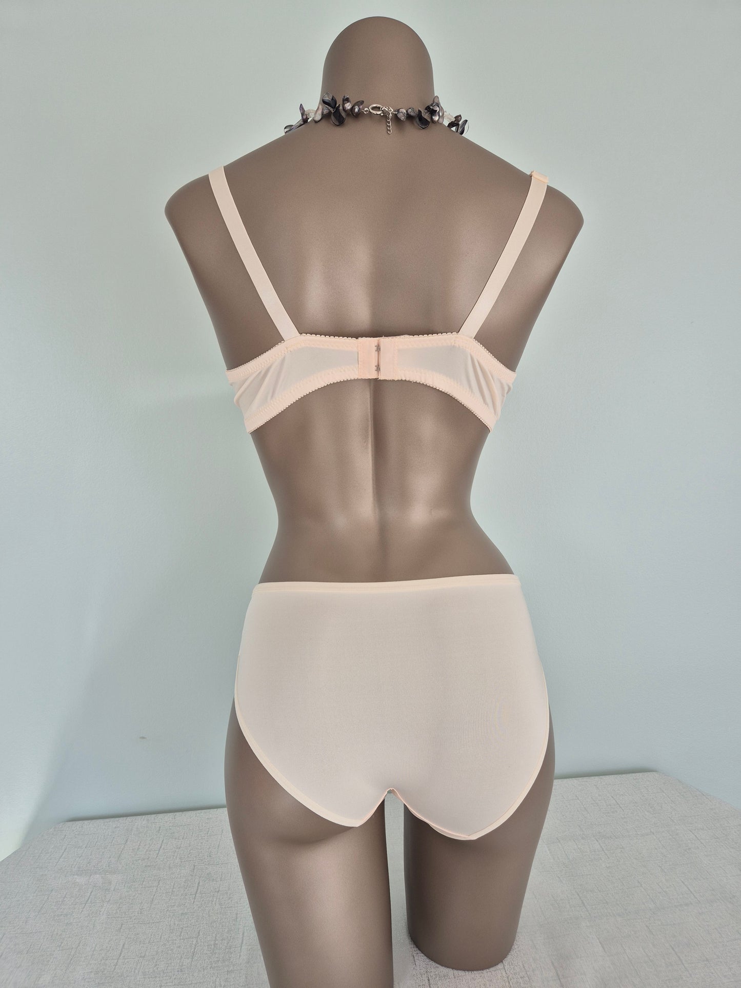 Ensemble Soutien-gorge et Slip CALLIE 8007 Beige (LL)