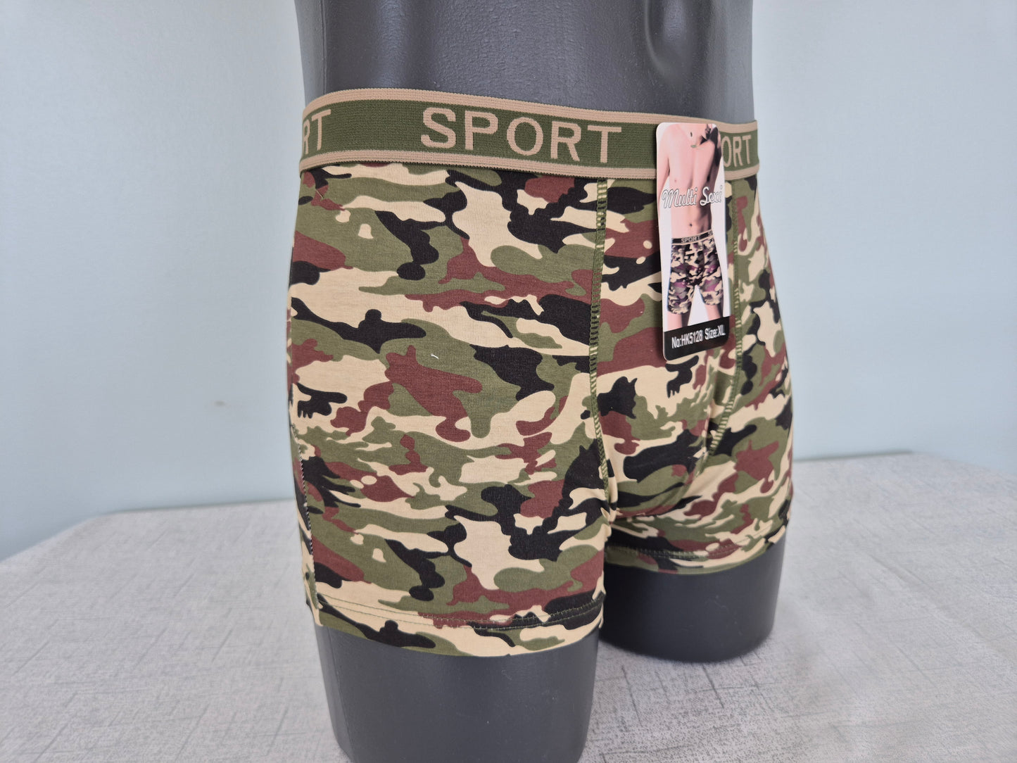 Boxer Homme PAUL Sport Taupe 5128 (FY)