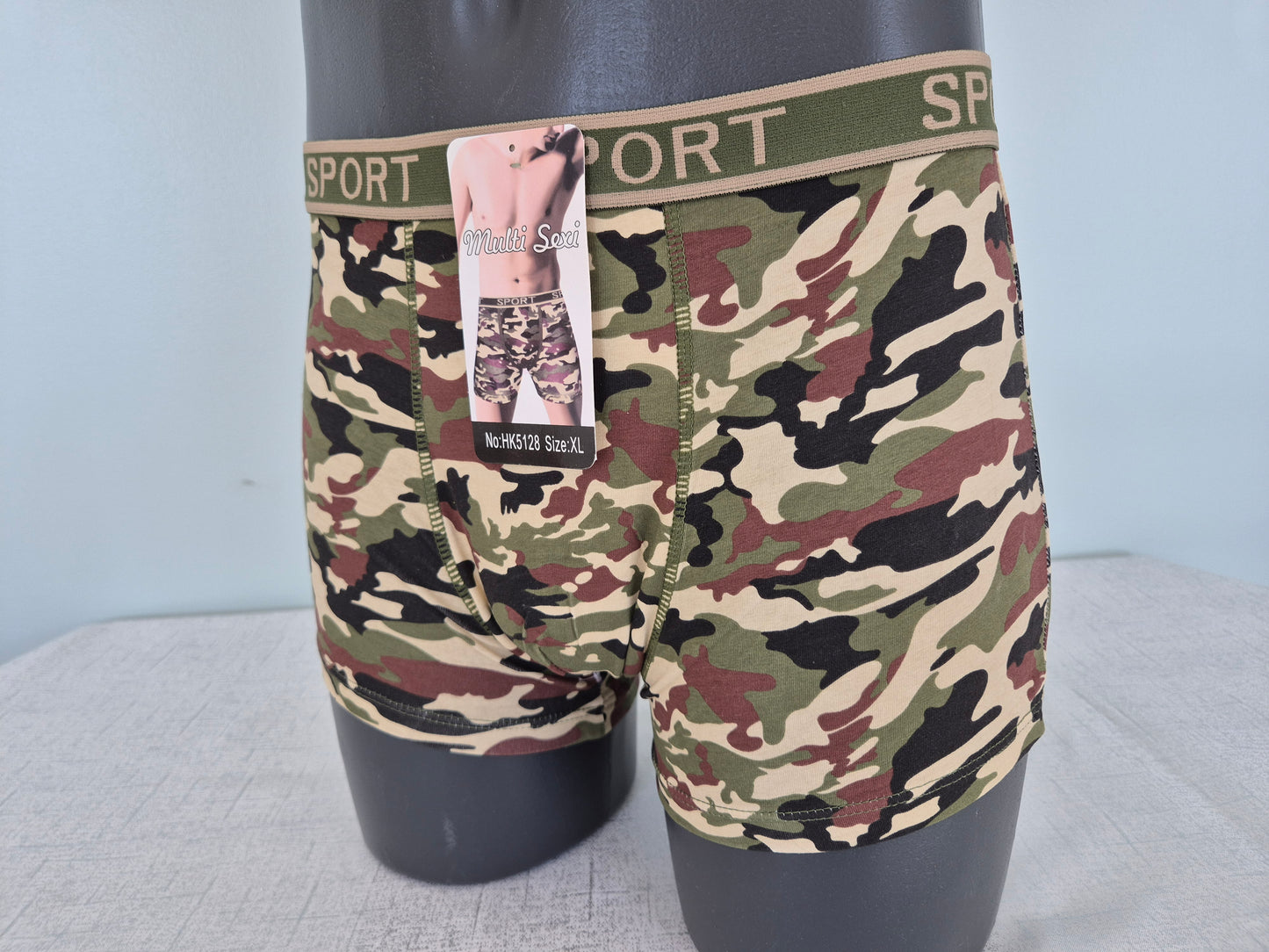 Boxer Homme PAUL Sport Taupe 5128 (FY)