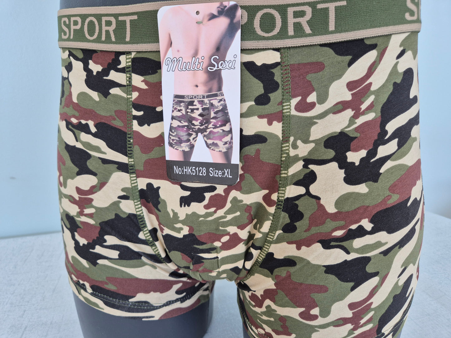 Boxer Homme PAUL Sport Taupe 5128 (FY)