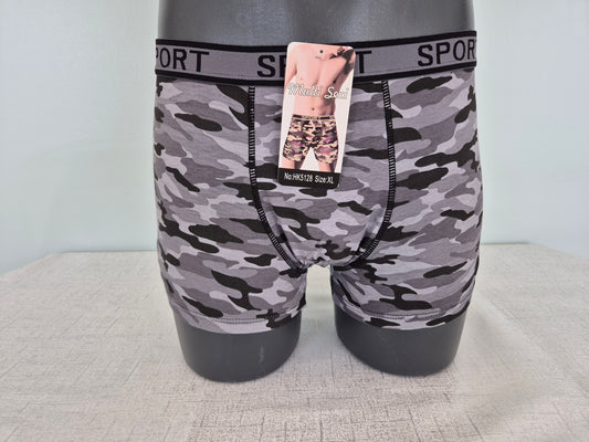 Boxer Homme Paul gris noir 5128 (FY)