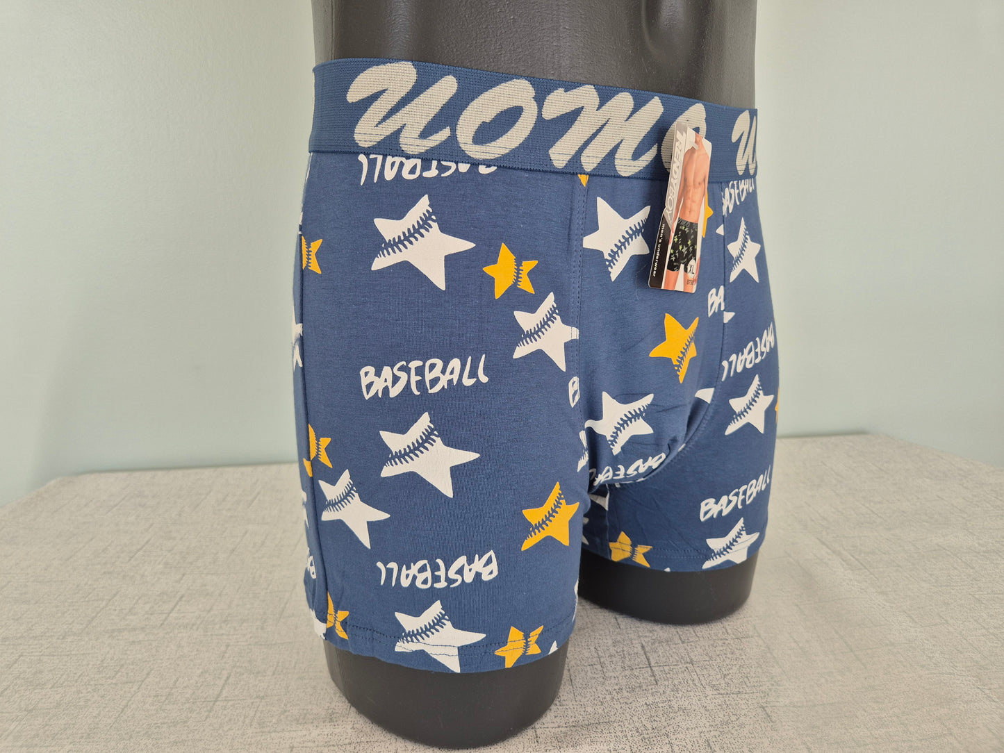 Boxer Homme Marius Bleu Etoiles Blanc 750 (FY)