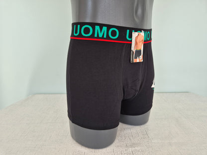 Boxer Homme LUCAS Noir Uomo Vert 1903 (FY)
