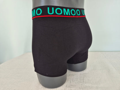 Boxer Homme LUCAS Noir Uomo Vert 1903 (FY)