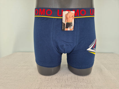Boxer Homme LUCAS Bleu Uomo Rouge 1903 (FY)