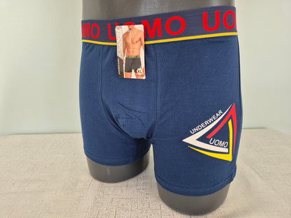 Boxer Homme LUCAS Bleu Uomo Rouge 1903 (FY)