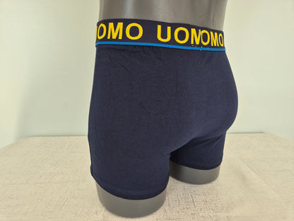 Boxer Homme LUCAS Bleu Uomo Jaune 1903 (FY)