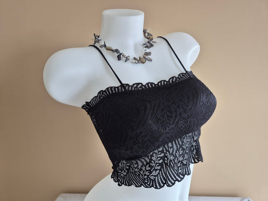 Soutien-gorge Bandeau EVA 81071 Noir (LL)
