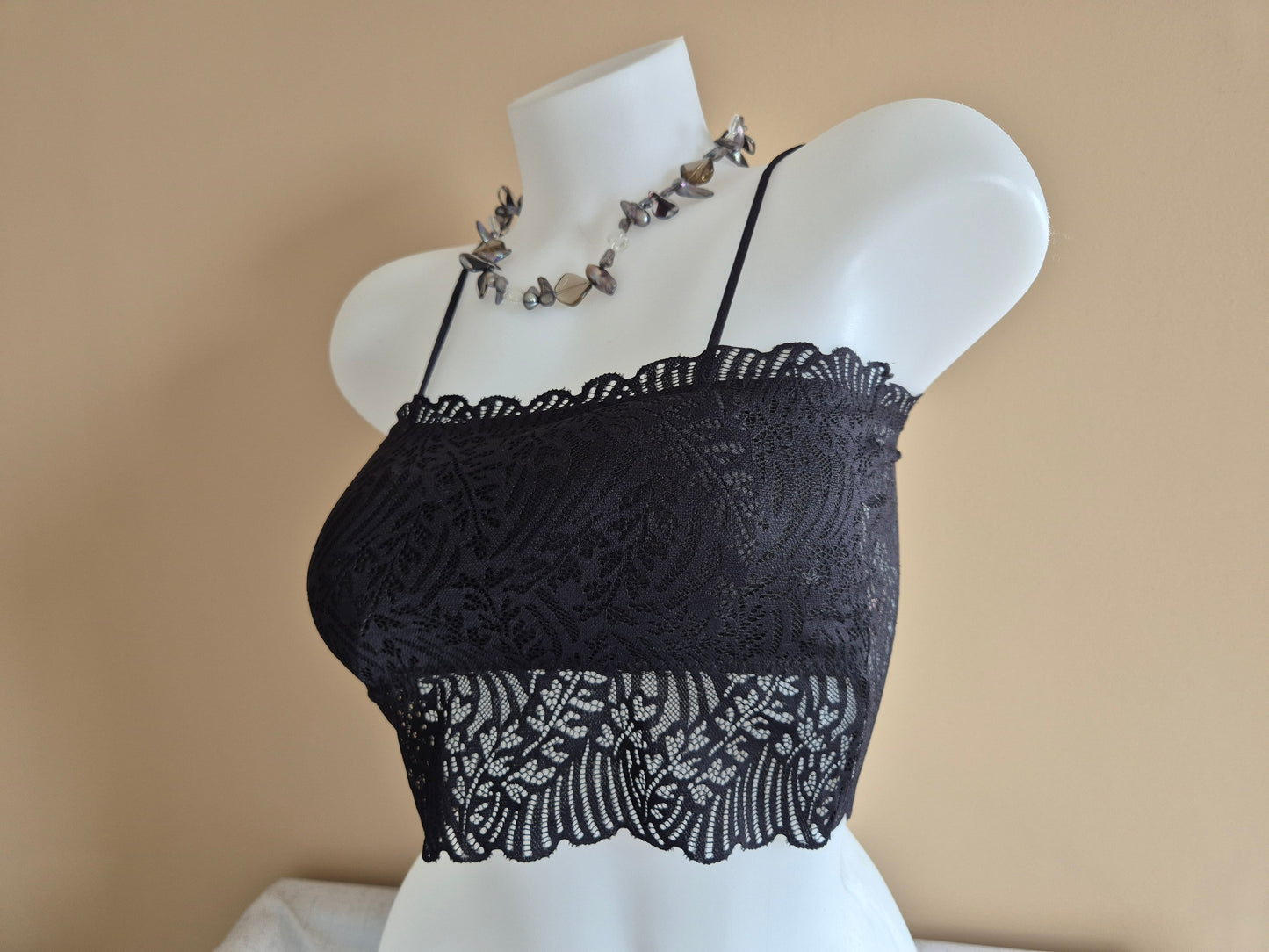 Soutien-gorge Bandeau EVA 81071 Noir (LL)