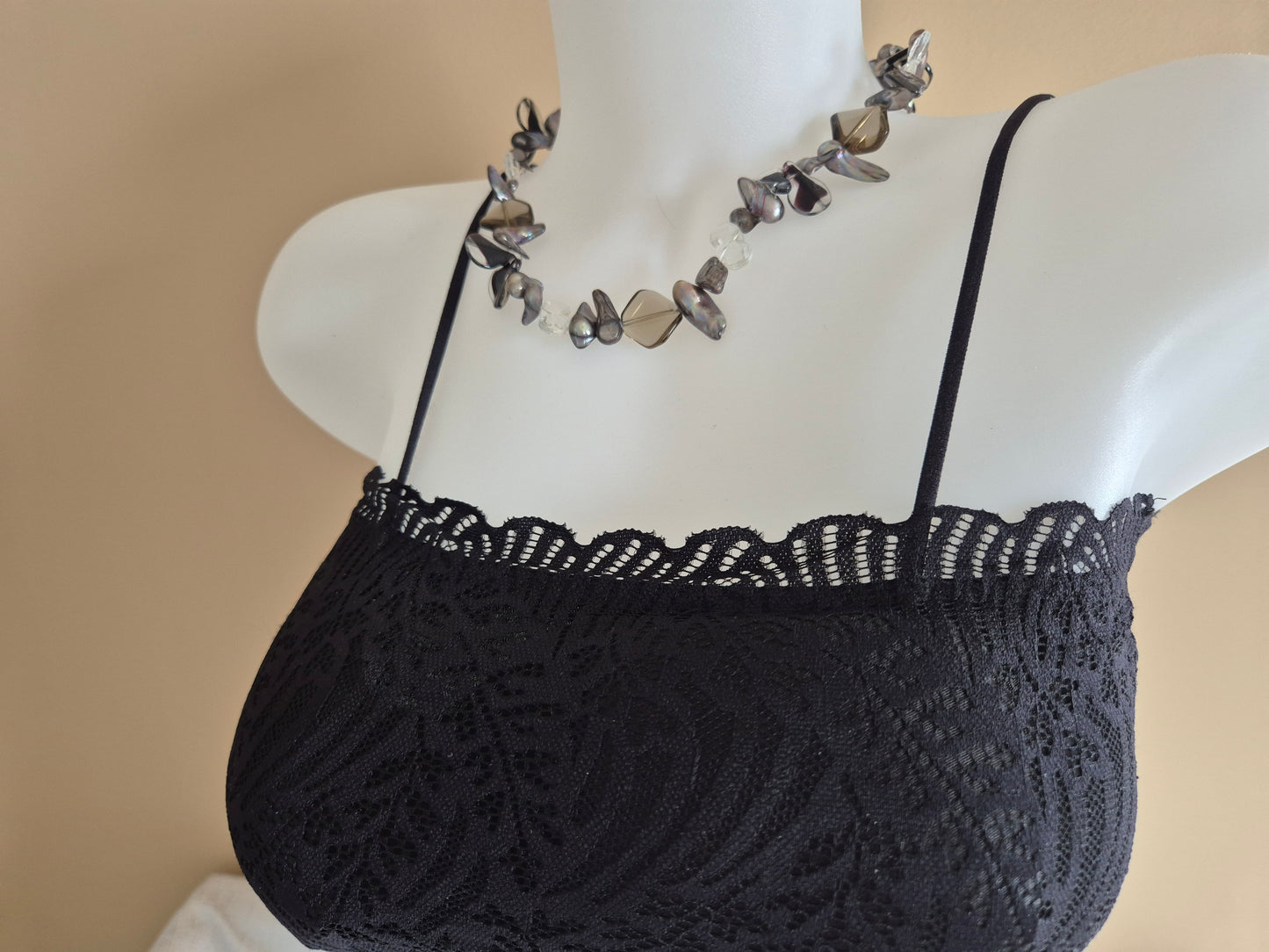 Soutien-gorge Bandeau EVA 81071 Noir (LL)