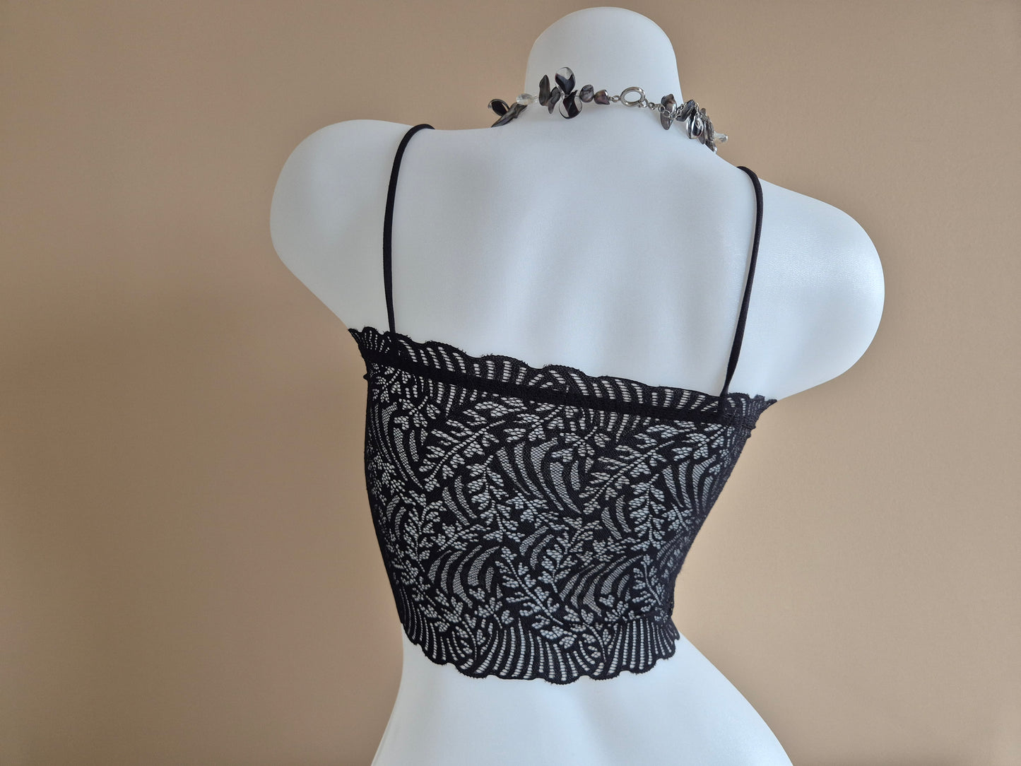 Soutien-gorge Bandeau EVA 81071 Noir (LL)