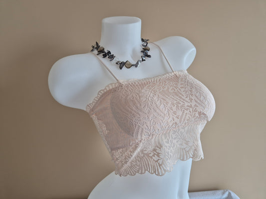 Soutien-gorge Bandeau EVA 81071 Beige (LL)