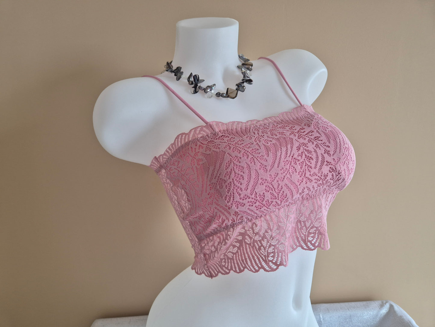 Soutien-gorge Bandeau EVA 81071 Rose (LL)