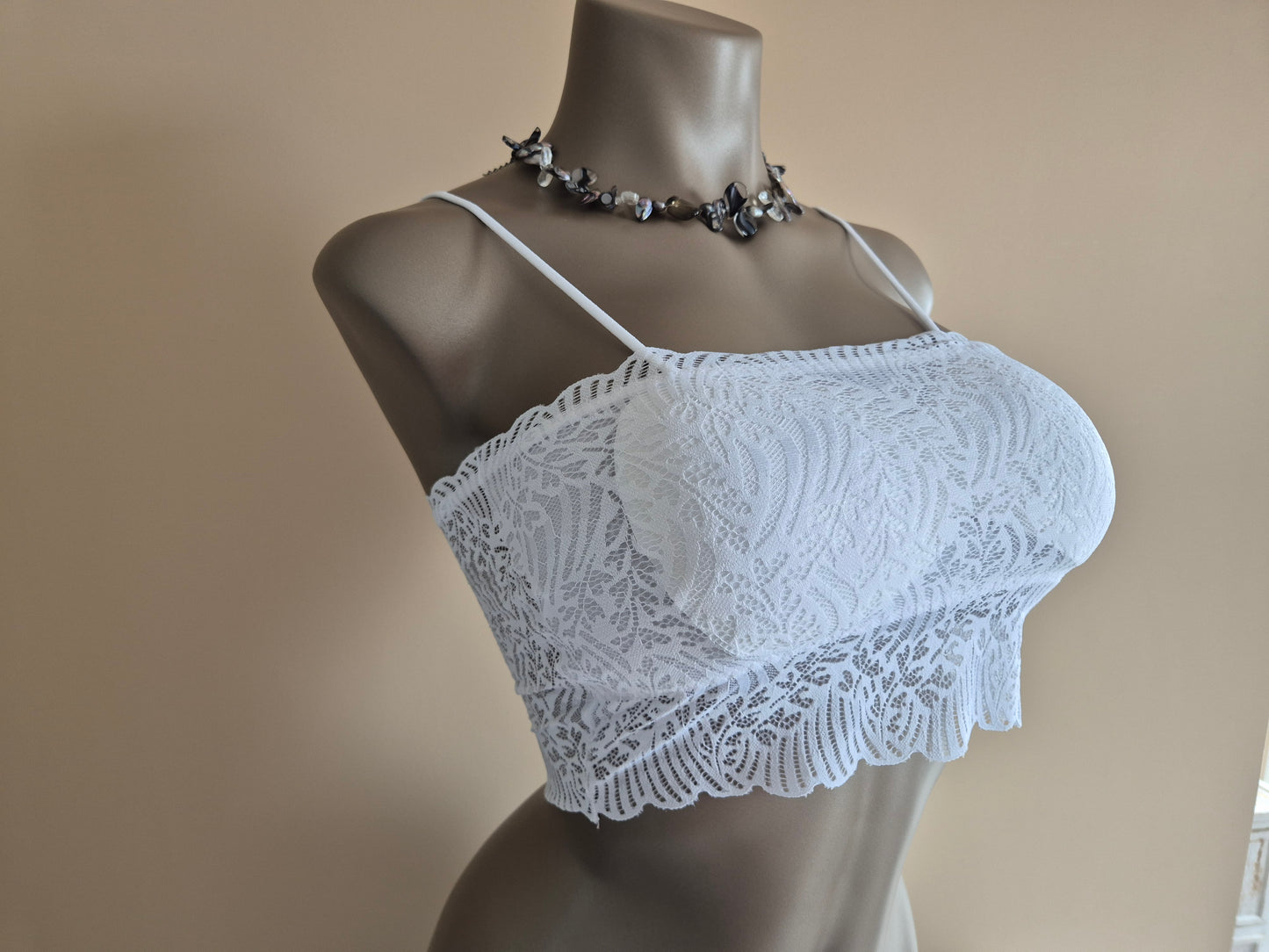 Soutien-gorge Bandeau EVA 81071 Blanc (LL)