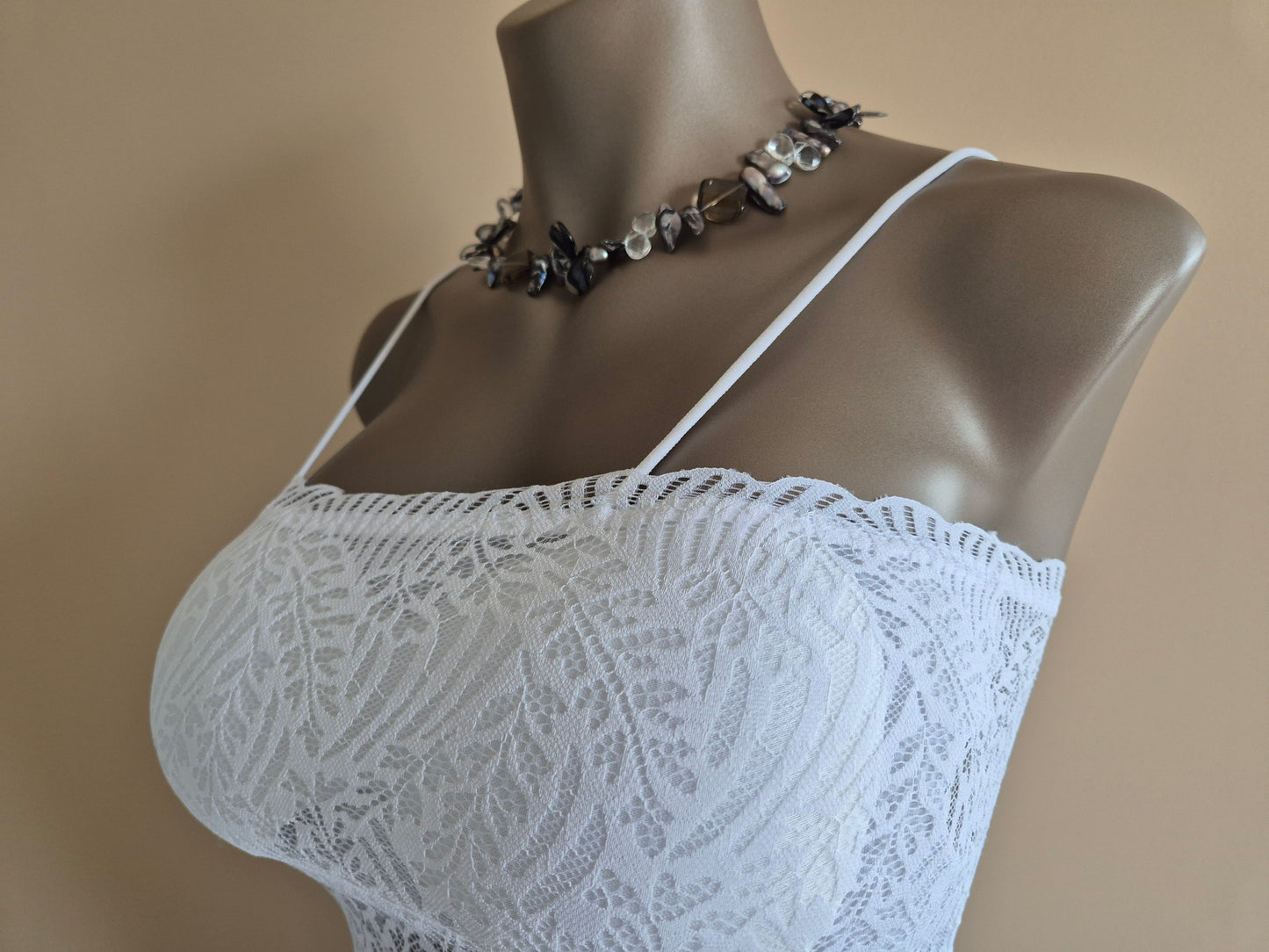 Soutien-gorge Bandeau EVA 81071 Blanc (LL)