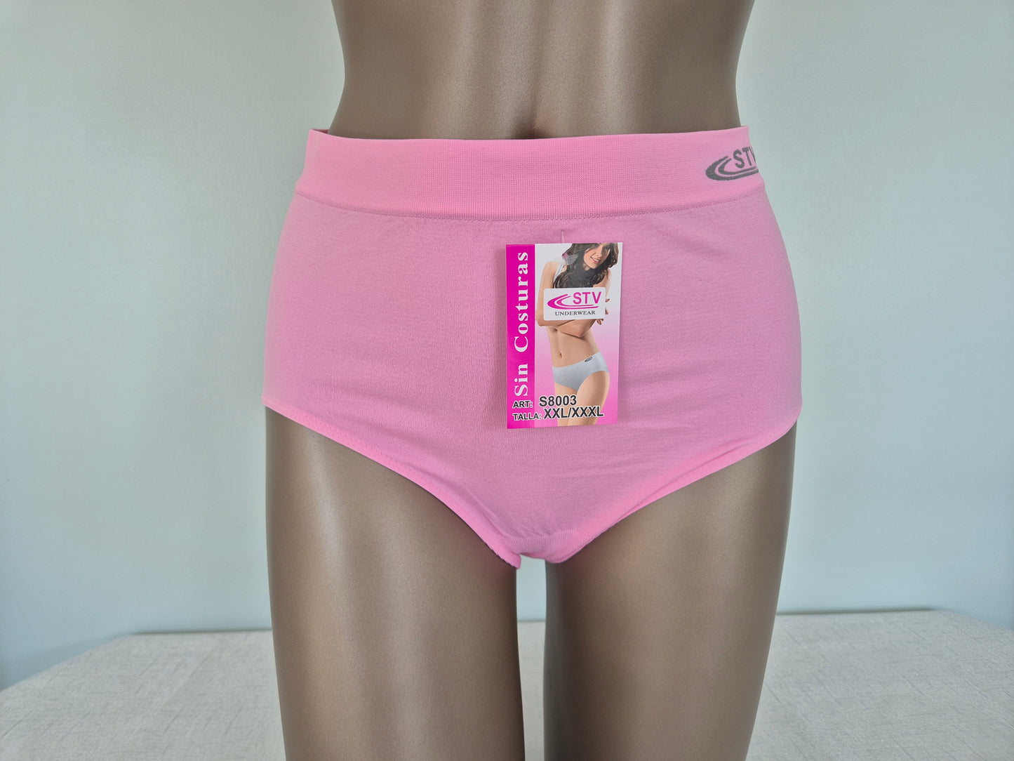 Culotte en Microfibre LEONIE 8003 Rose (LL) GRANDE TAILLE