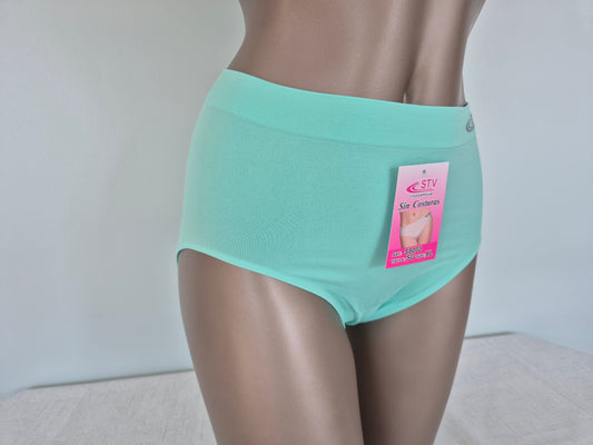 Culotte en Microfibre LEONIE 8003 Vert (LL) GRANDE TAILLE