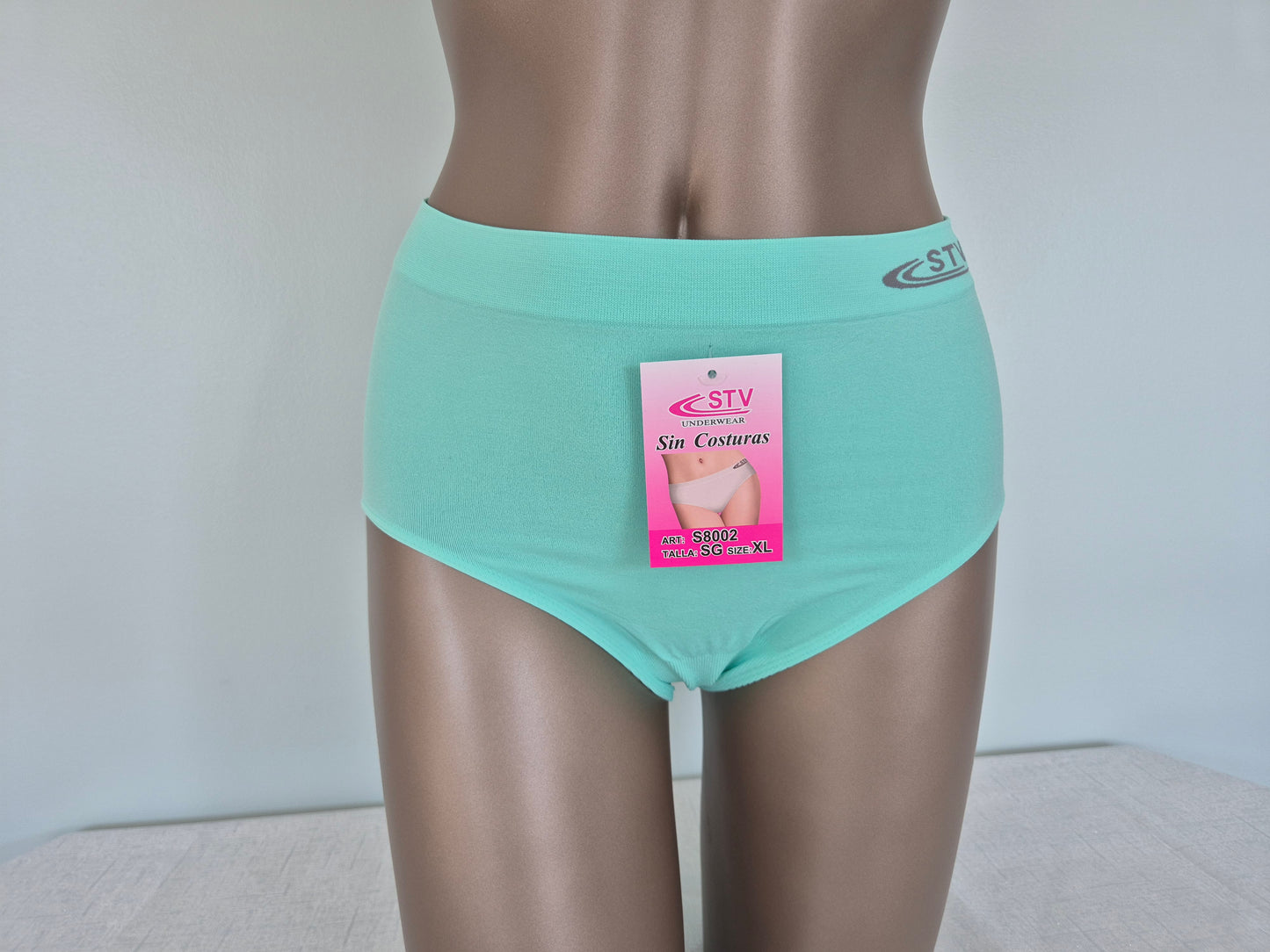 Culotte en Microfibre LEONIE 8003 Vert (LL) GRANDE TAILLE
