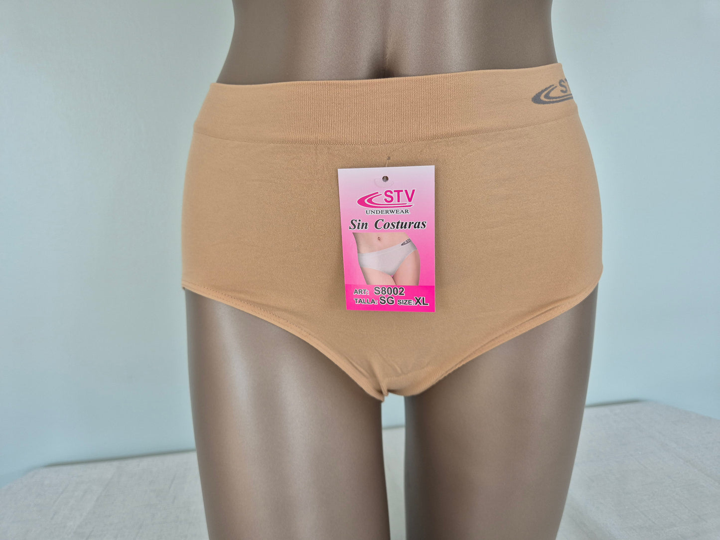 Culotte en Microfibre LEONIE 8003 Beige (LL) GRANDE TAILLE