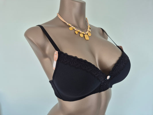 Soutien-gorge Bonnet B JADE 5467 Noir (LL)