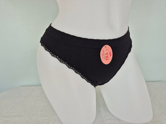 Slip en microfibre JILL 1005 Noir (LL)