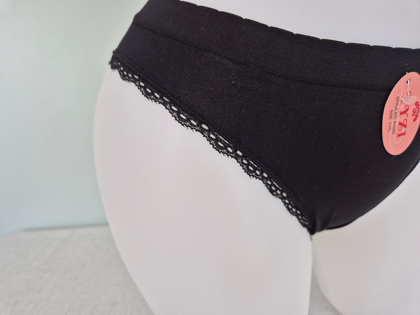 Slip en microfibre JILL 1005 Noir (LL)