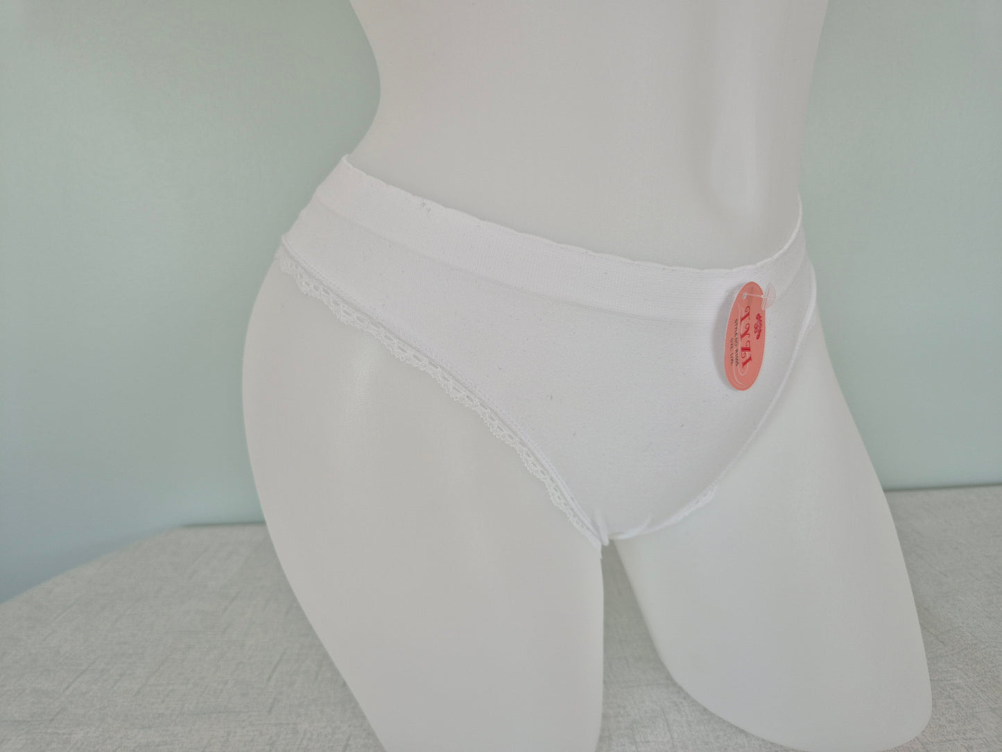 Slip en microfibre JILL 1005 Blanc (LL)
