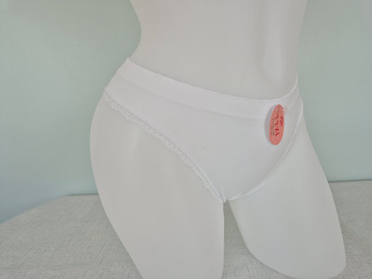 Slip en microfibre JILL 1005 Blanc (LL)