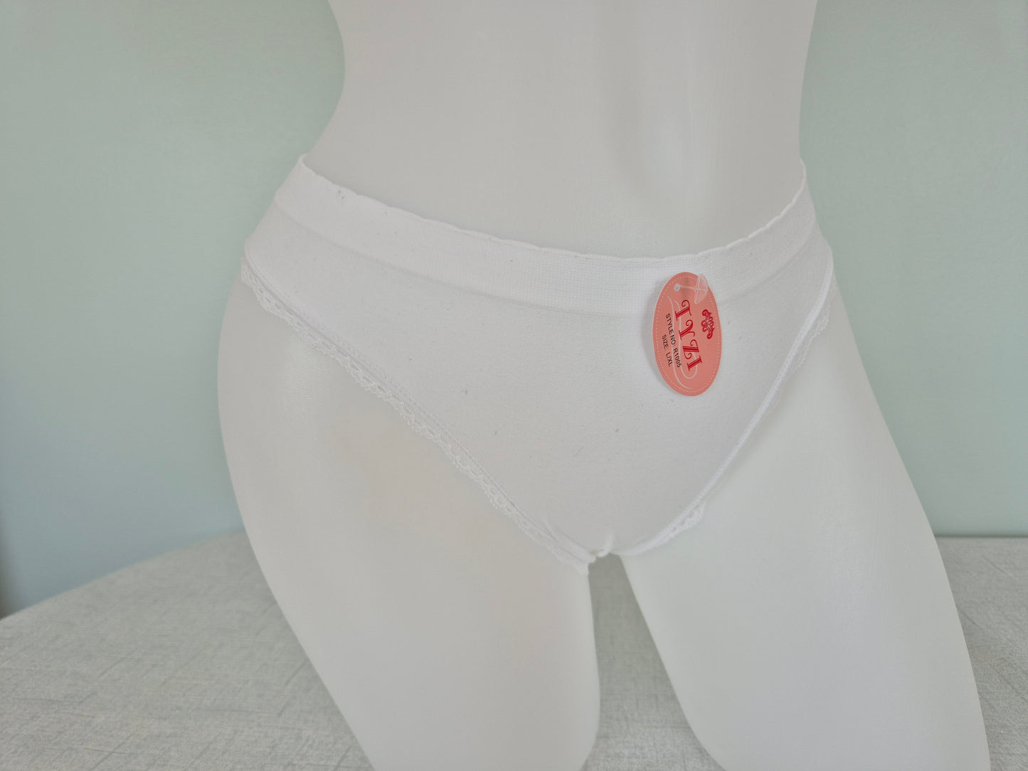 Slip en microfibre JILL 1005 Blanc (LL)