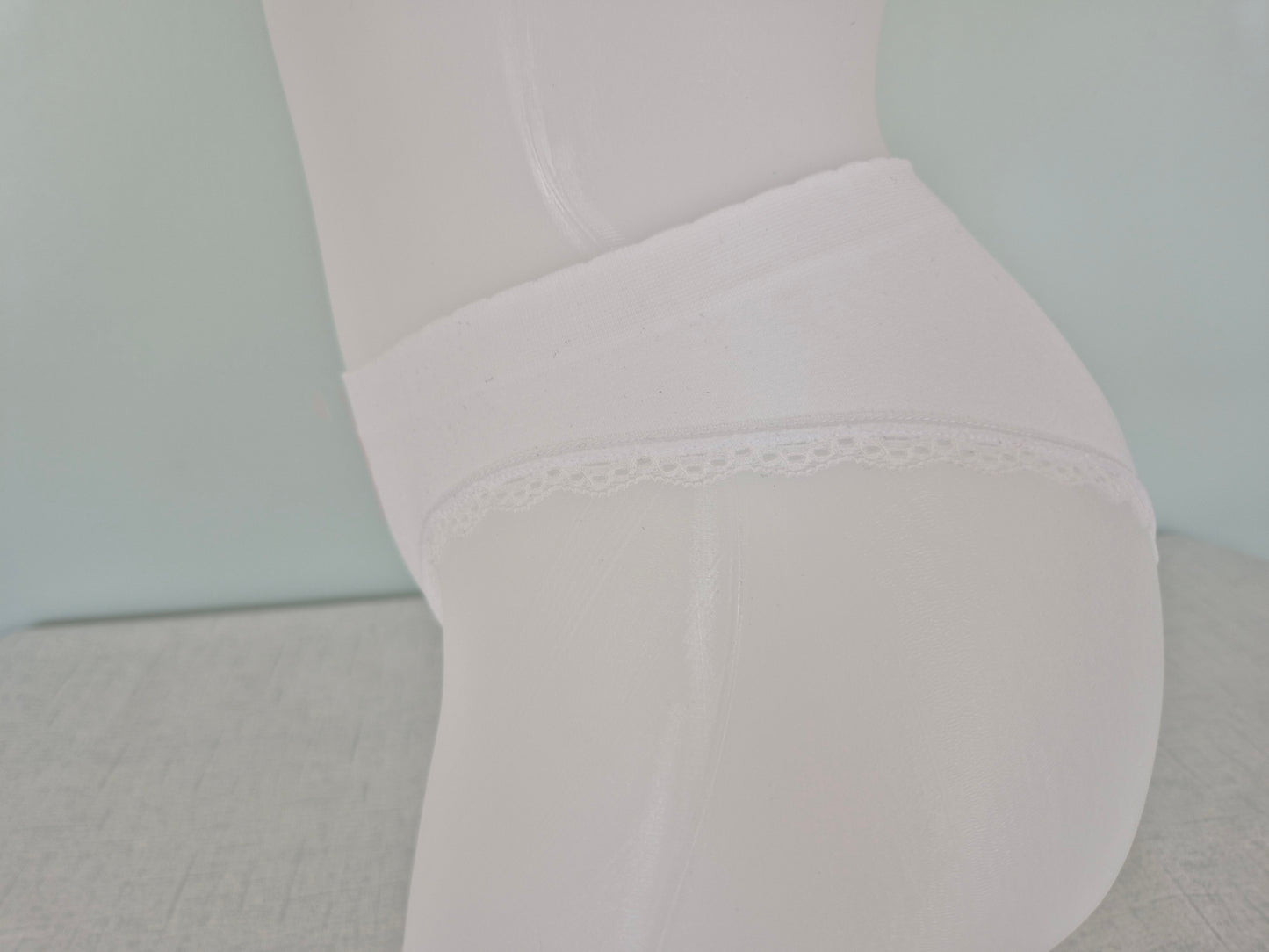 Slip en microfibre JILL 1005 Blanc (LL)