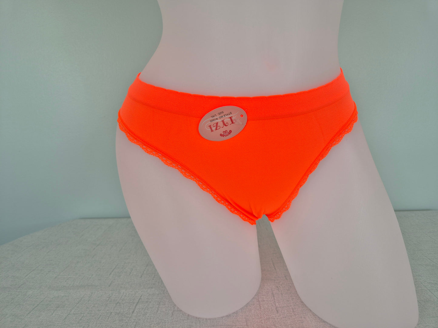 Slip en microfibre JILL 1005 Orange (LL)