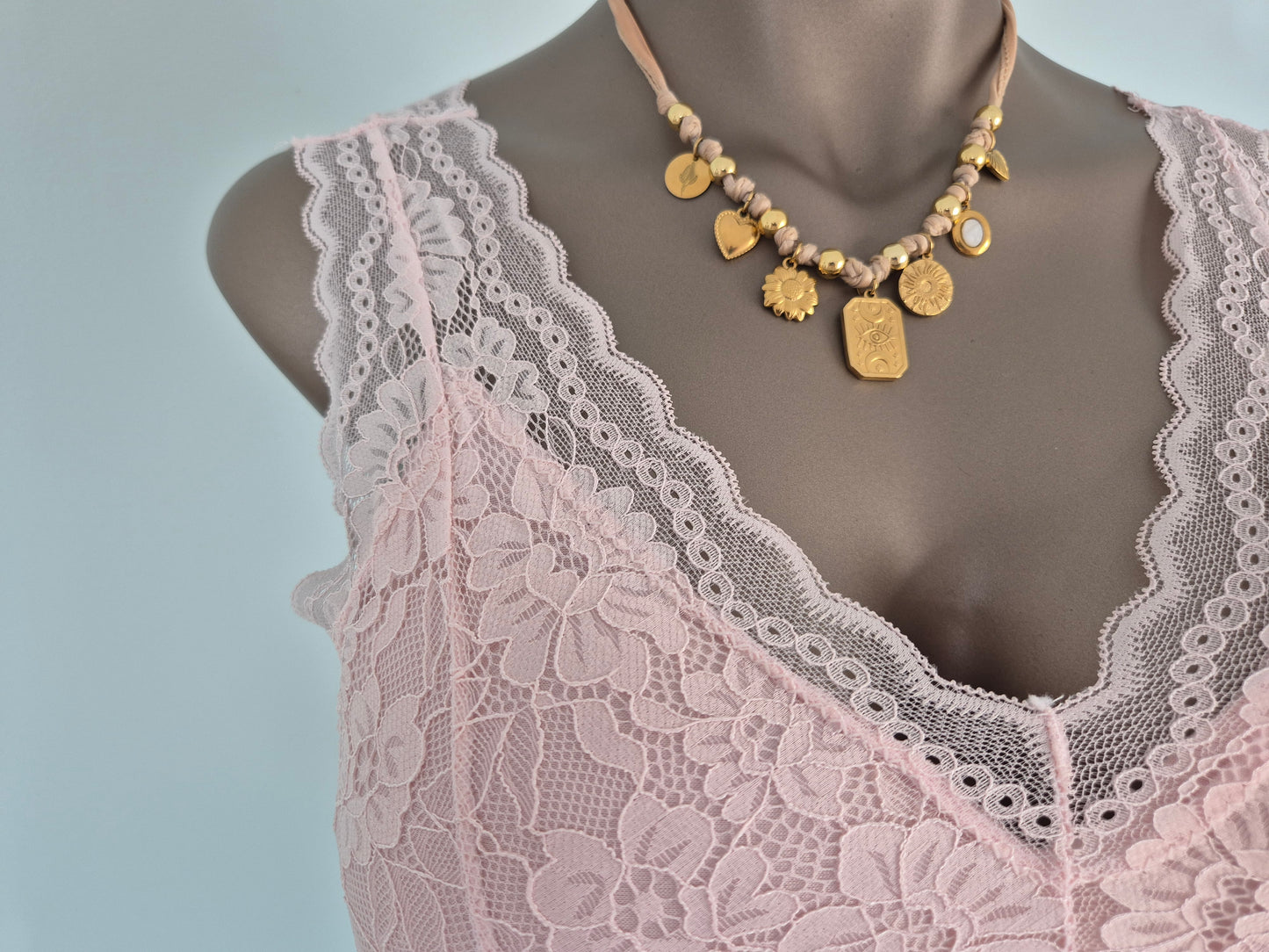 Bralette en dentelle JUNE Rose 61059 (LL)