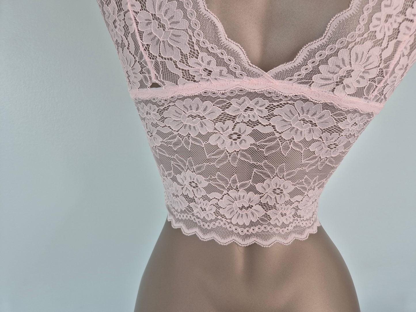 Bralette en dentelle JUNE Rose 61059 (LL)