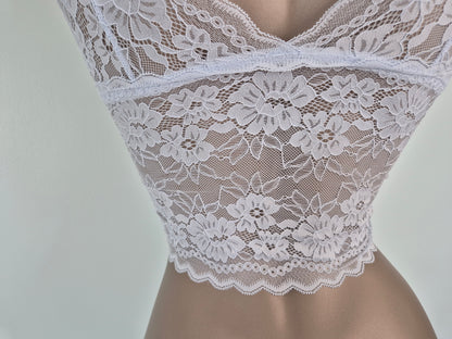 Bralette en dentelle JUNE Bleu ciel 61059 (LL)