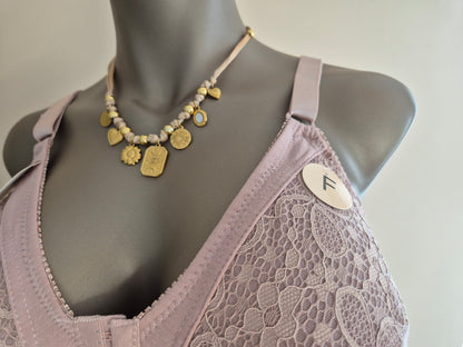 Soutien-gorge JULIA bonnet F Beige 4419 (GRANDE TAILLE) (LL)